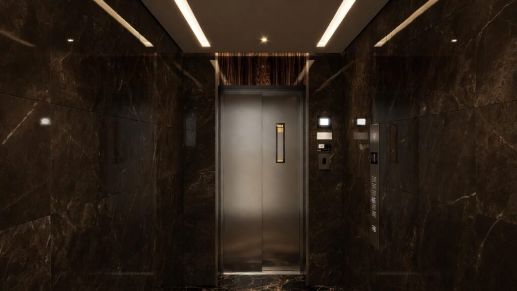 home elevator sized in large home